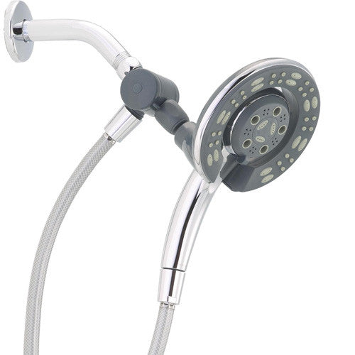Peerless 76952 Four Spray Massage Two-in-One Hand Shower Head, Chrome Finish