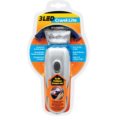 Garrity K023G Power Lite 3 Super-Bright LED Crank Light Rechargeable Flashlight