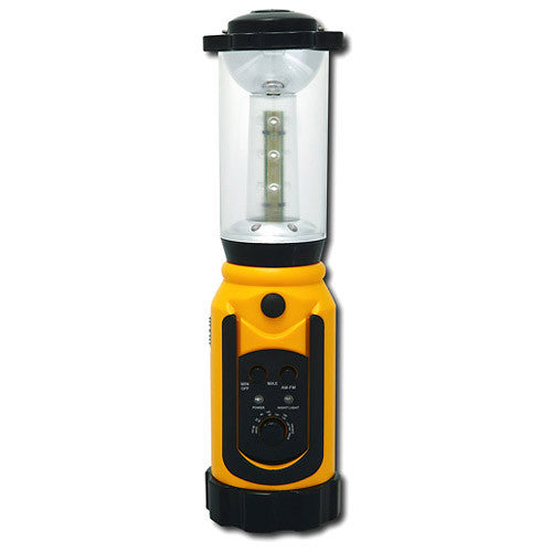 Life Gear LL01Y LifeLight Super Bright LED Lantern with AM/FM Radio