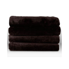 Sunbeam Microplush Electric Heated Throw Blanket Mocha Brown 8005-045-788