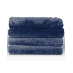 Sunbeam Microplush Electric Heated Throw Blanket Azure Blue 8205-045-546