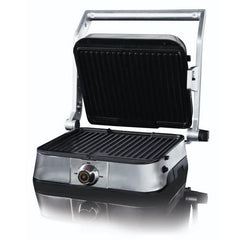 VillaWare NDVLPAPFS1 Non-Stick Stainless Panini Grill Large Dial Control