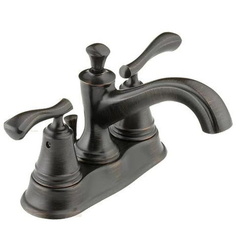 Delta 25712LF-RB Sentiment Centerset Bathroom Sink Faucet, Venetian Bronze