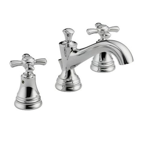 Delta 35712LF Sentiment Two Handle Widespread Bathroom Sink Faucet, Chrome