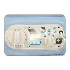 Aerobed 76322 Elevated Mini Headboard Inflatable Air Bed Mattress - Full Blue