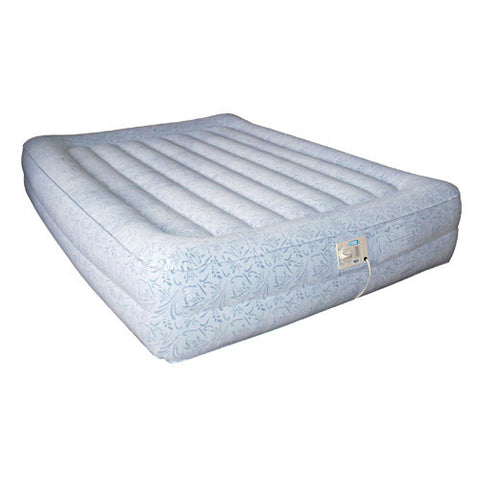 Aerobed 86623 Raised Queen Elevated Designer Inflatable Mattress Airbed