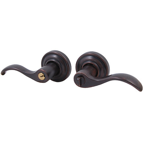 Baldwin 5255.112.LENT LH Entrance Door Lever Lock Set