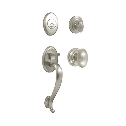 Baldwin 5335.150.ENTR Logan Entrance Lock Handleset SN