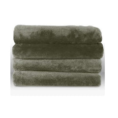 Sunbeam Microplush Electric Heated Throw Blanket Olive Green TSM8US-R608-32A00