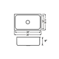 Franke Large Stainless Steel Single Bowl Kitchen Sink Undermount FSUS900-18BX