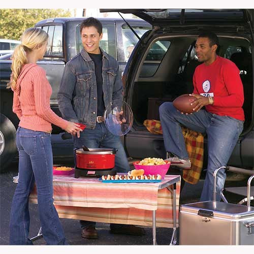 Coleman Tailgating Slow Cooker Heat 'n Serve Portable Propane Camping 9935